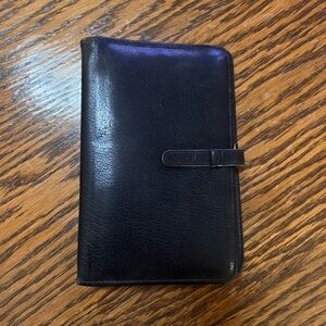 Vintage Coach leather mini address travel book.
